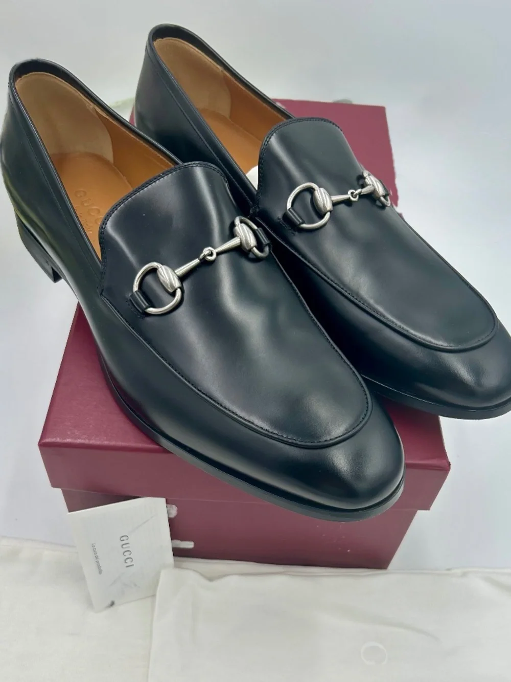 Men’s Gucci Horsebit Leather Loafers Size 10.5/fits 11.5 US. Made in Italy.